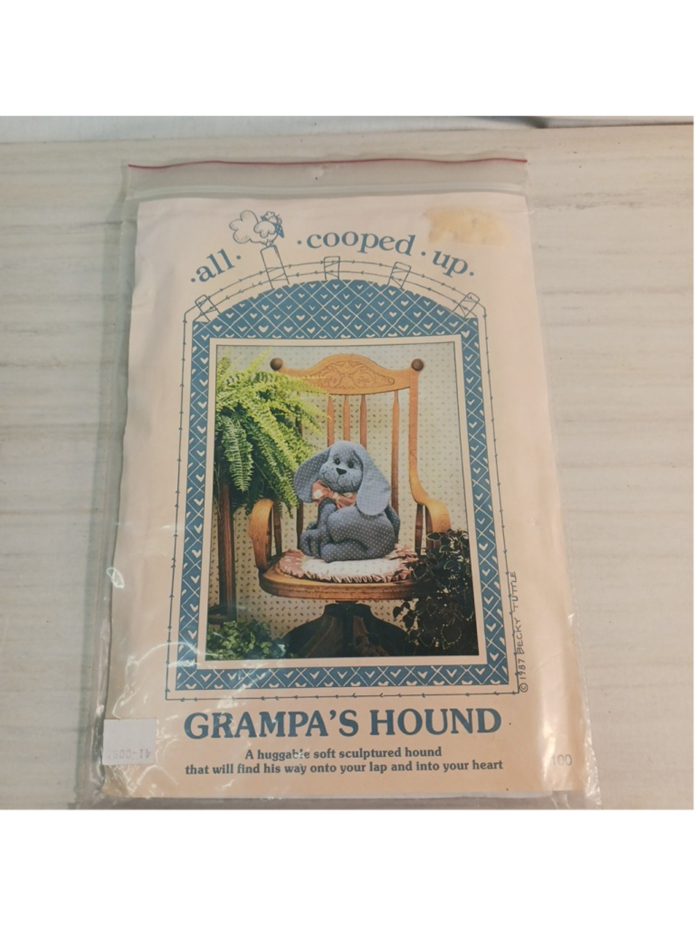 VTG "All Cooped Up" Grampa's Hound #100 - Sewing Pattern Cottage Core